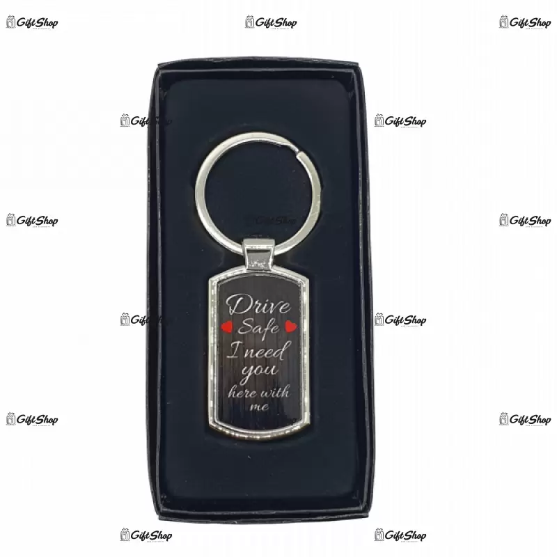 BRELOC METAL DRIVE SAFE I NEED YOU HERE WITH ME
